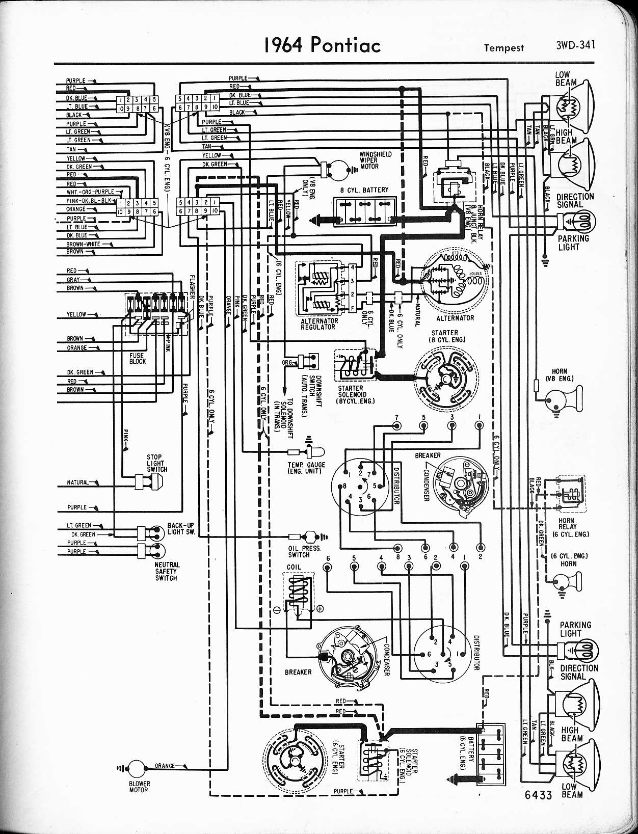 Pontiac wiring 1957-1965 1965 pontiac dash wiring diagram free picture 